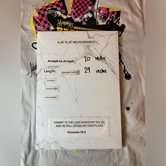 Journeys Backyard BBQ 2008 Grey Tee Signed Men Size M - Picture 6 of 8